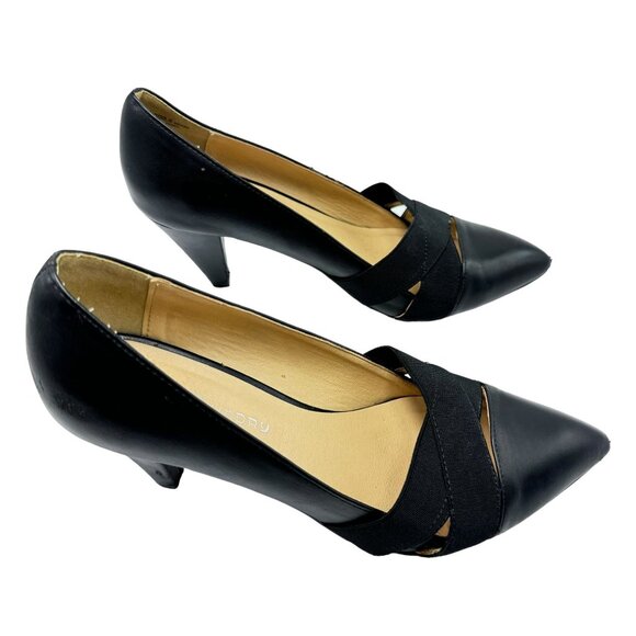 CL Chinese Laundry Aliza Strappy Pumps Heels 8 Old Money Quiet Luxury Minimalist - Picture 5 of 12